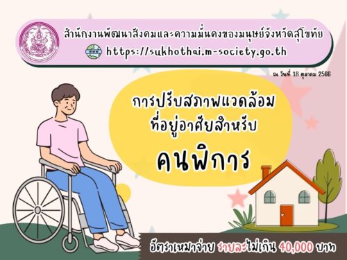 🛎สิทธิและสวัสดิการน่ารู้ จาก สนง.พัฒนาสังคมฯ จังหวัดสุโขทัย🎉